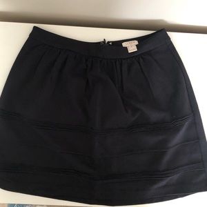 J. Crew Factory Stretch Mini Skirt - Black